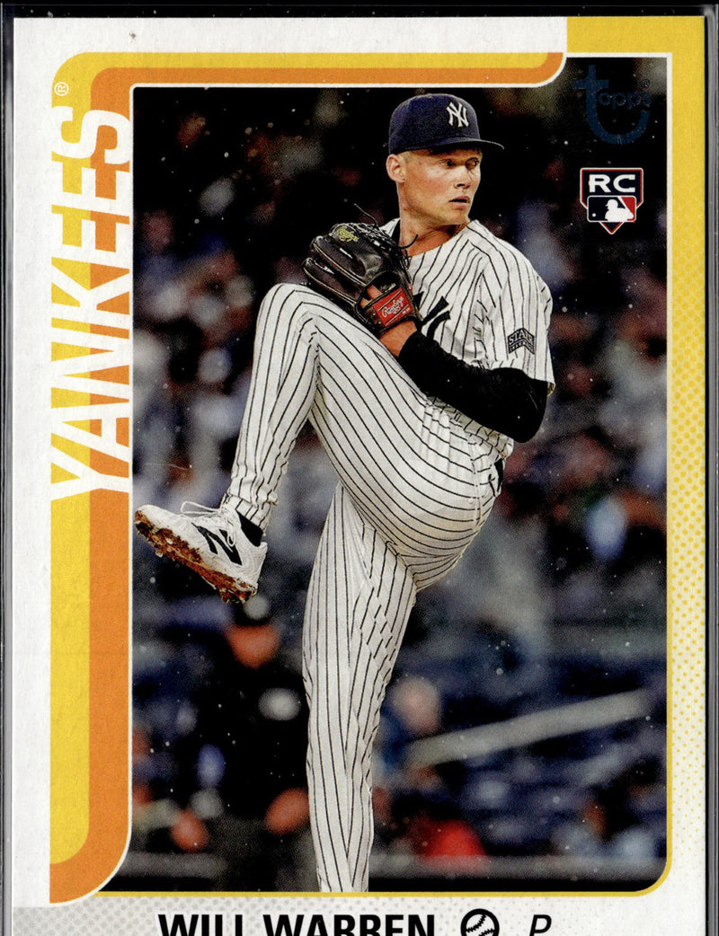 2025 Topps #97 Will Warren Vintage Stock #/99-1