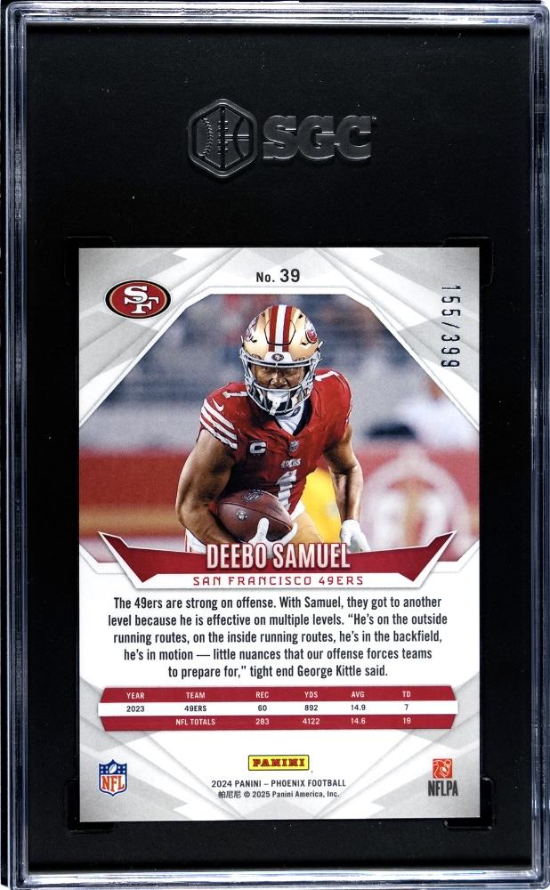 2024 Panini Phoenix #39 Deebo Samuel NFL Shield #/150