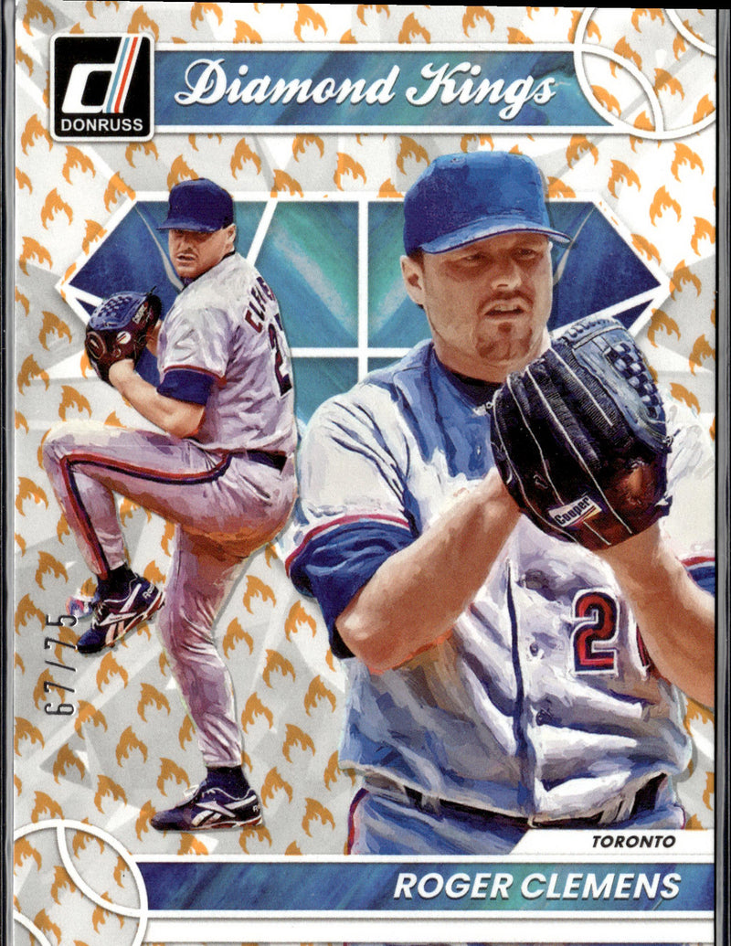 2023 Donruss #21 Roger Clemens On Fire #/75-1