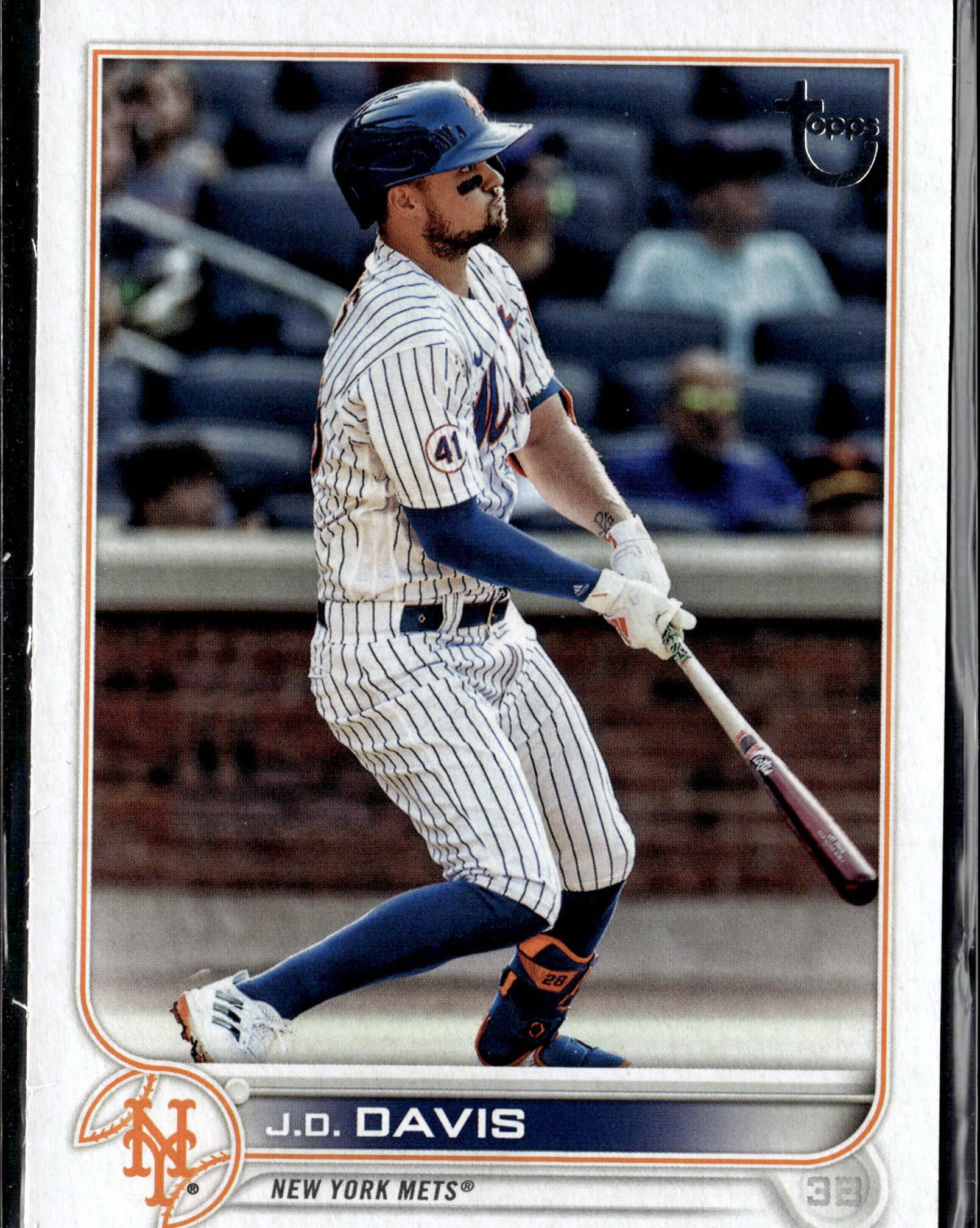 2022 Topps #375 J.D. Davis Vintage Stock Parallel #/99