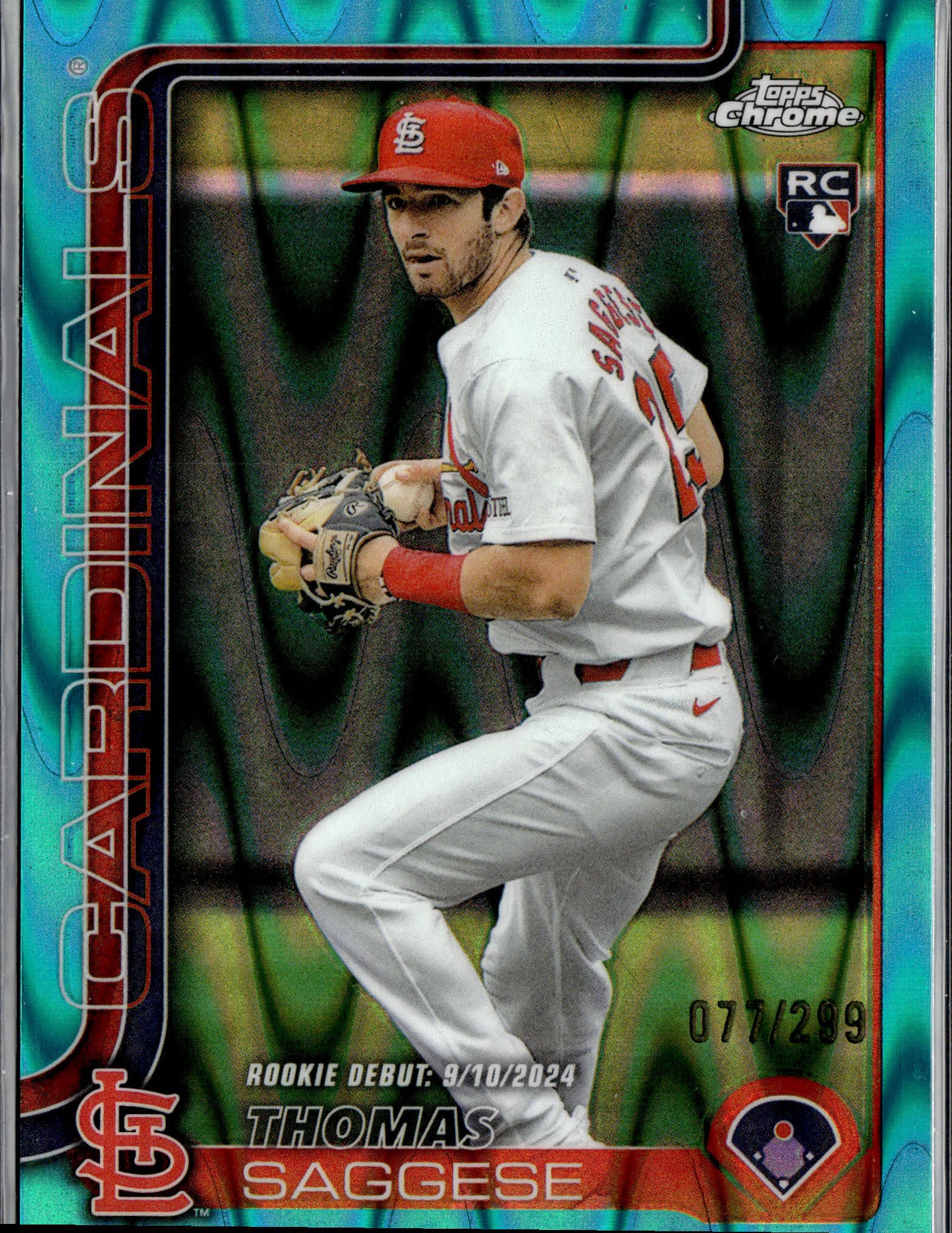 2025 Topps Chrome Update #USC157 Thomas Saggese-1