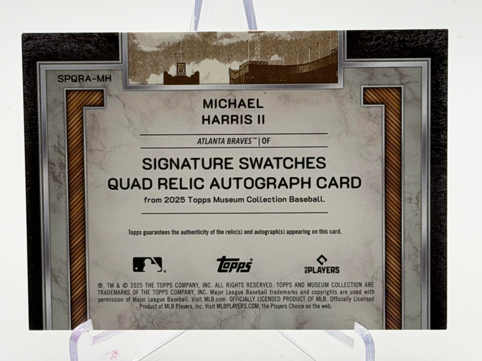 2025 Topps Museum #SPQRA-MH Michael Harris II PA/15