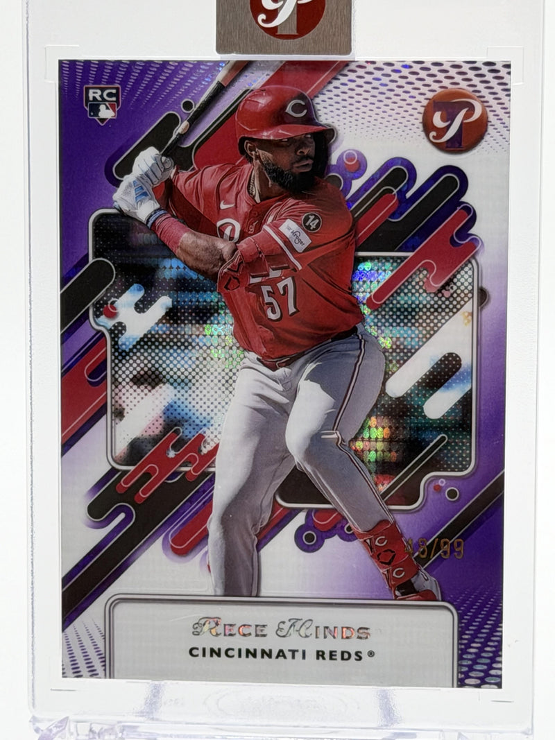 2025 Topps Pristine #22 Rece Hinds Pristine Purple Refractors #/99-1