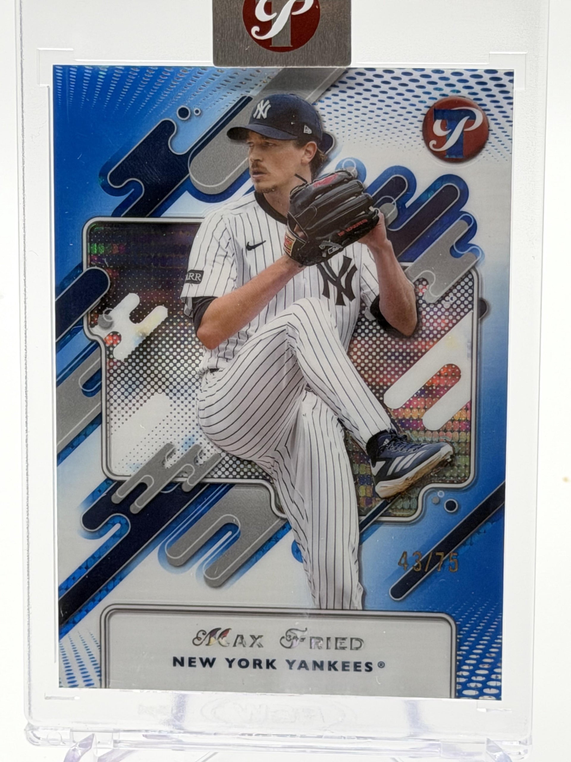 2025 Topps Pristine #159 Max Fried Blue Refractors #/75