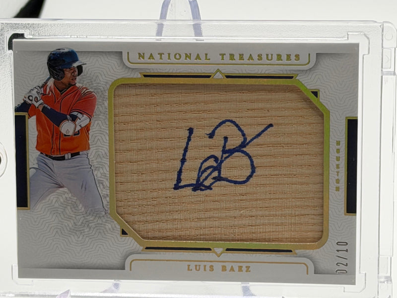 2024 Panini N.T. #JLS-LB Luis Baez Jumbo Lumber Signatures Holo Gold #/10-1