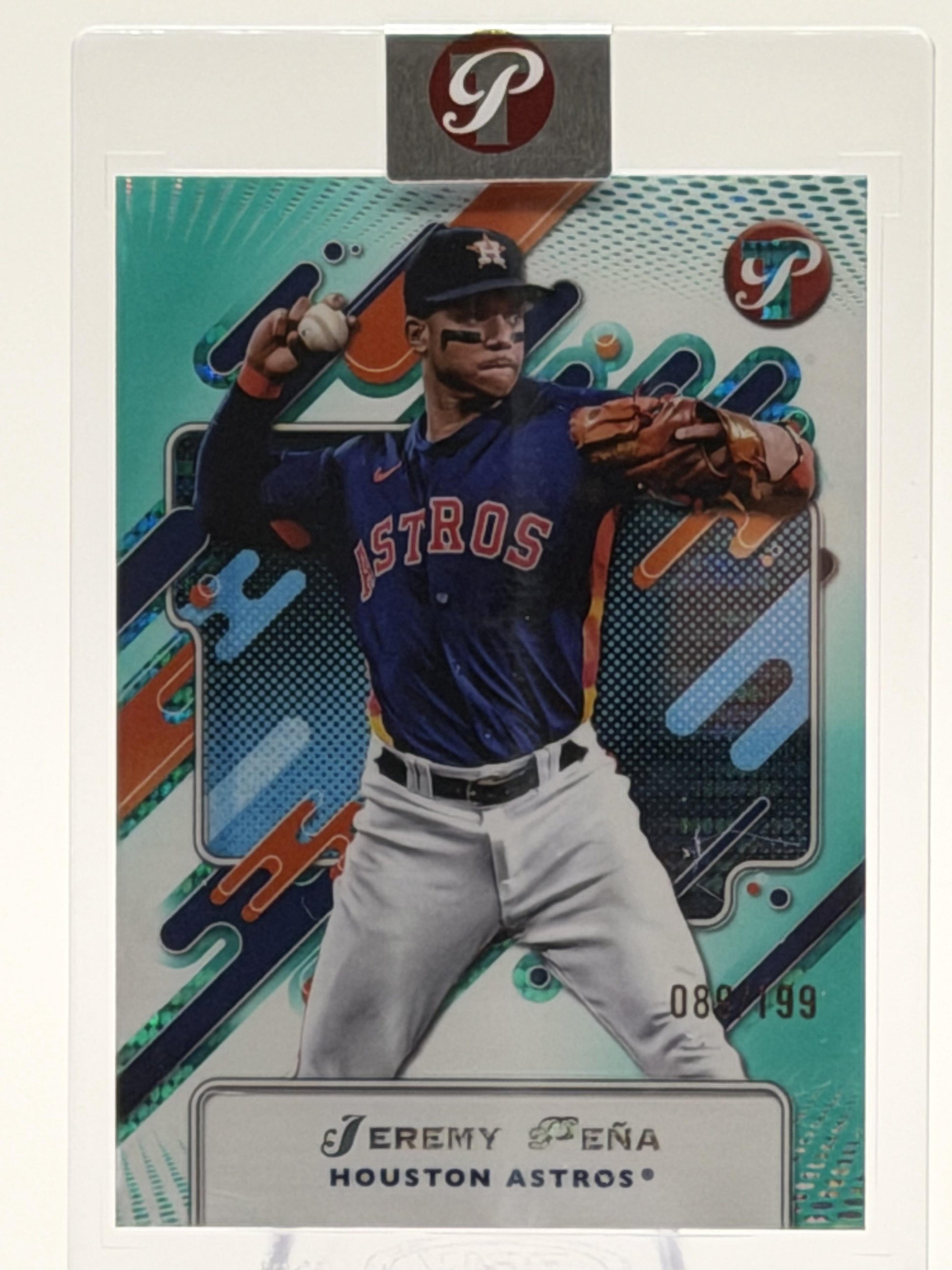 2025 Topps Pristine #116 Jeremy Peña Pristine Aqua Refractors #/199-1