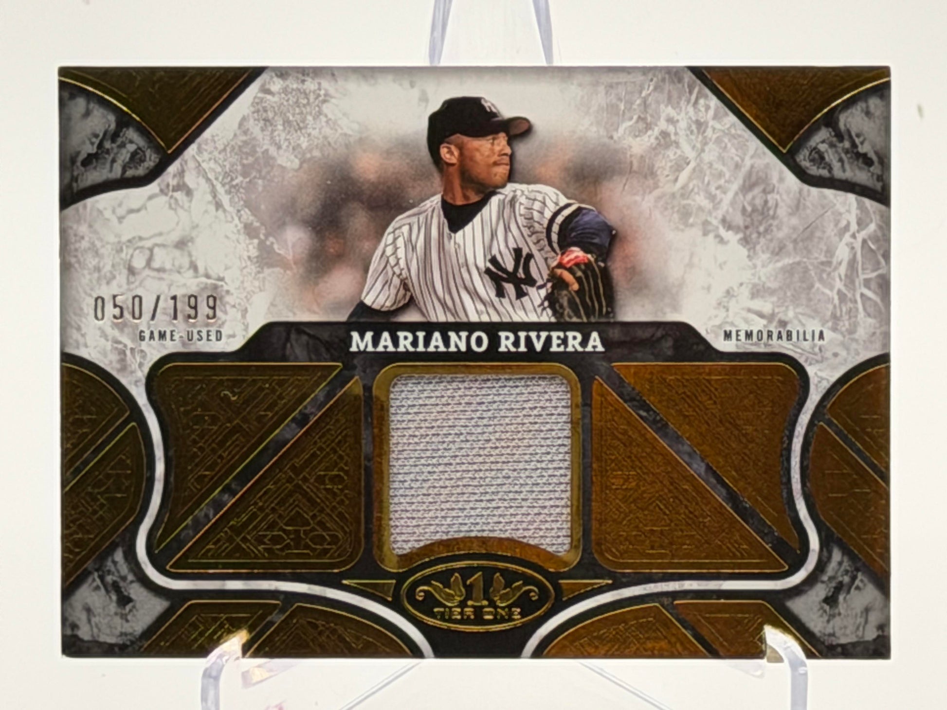 2025 Topps Tier One #T1R-MR Mariano Rivera Tier One Relics-1