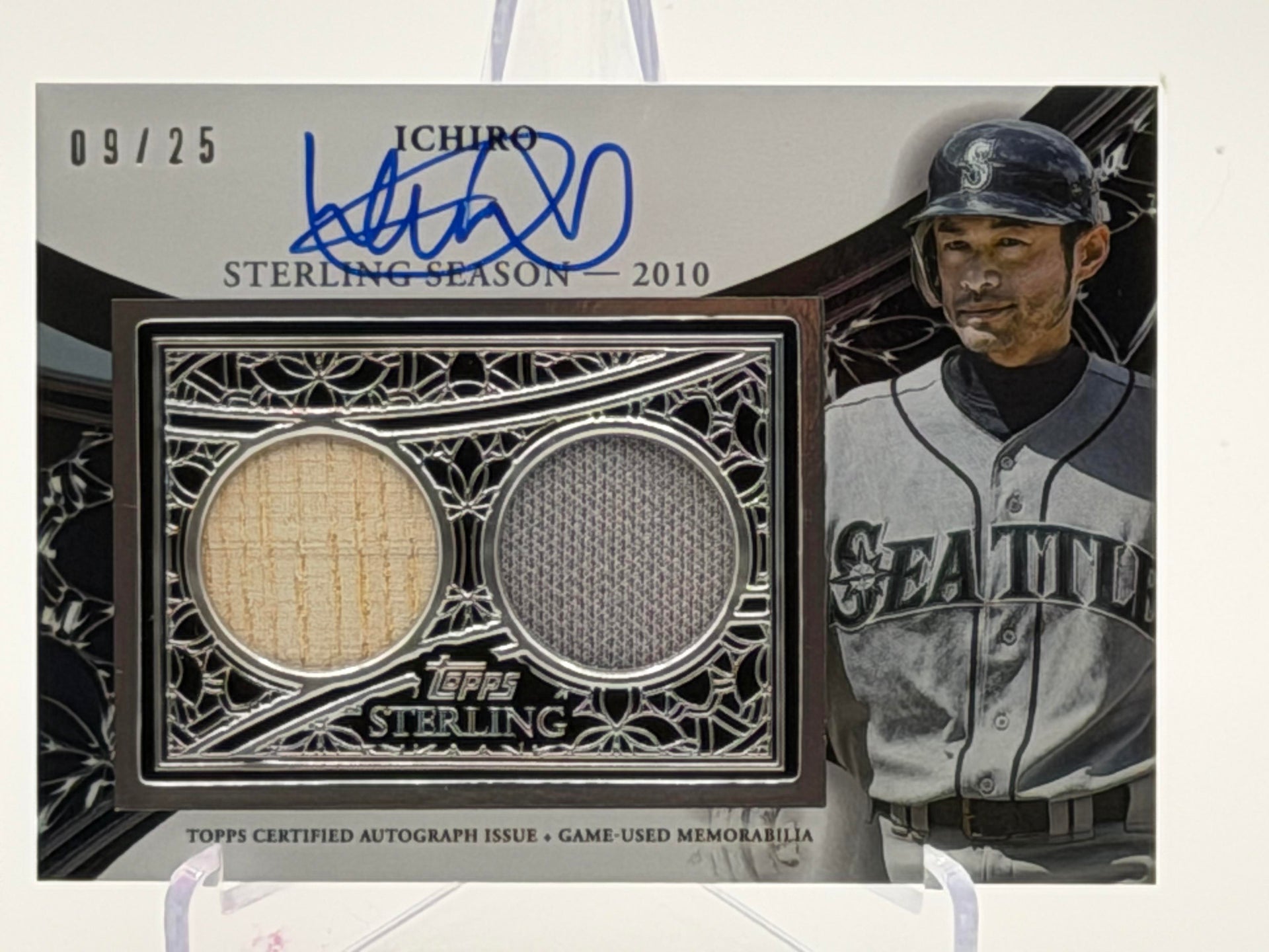 2020 Topps Sterling #SSAR-IC Ichiro Sterling Seasons Autograph Relics Auto Memorabilia #/25