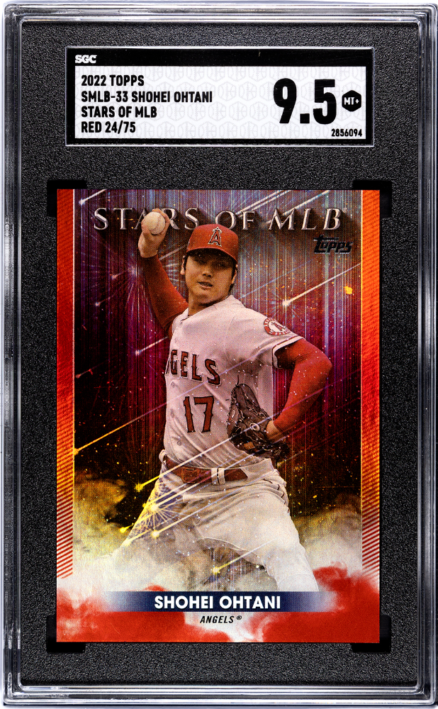 2022 Topps Stars of MLB Shohei Ohtani Red 24/75 SGC 9.5 Angels