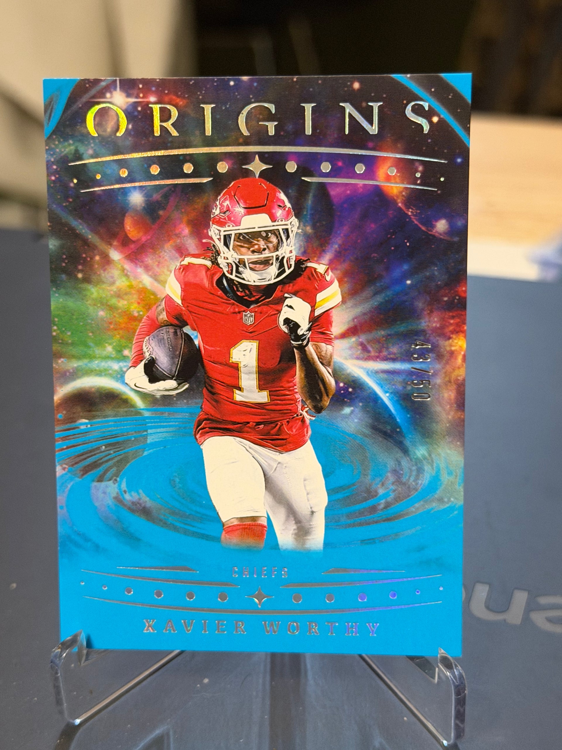 2025 Panini Origins Xavier Worthy Rookie #88 Chiefs