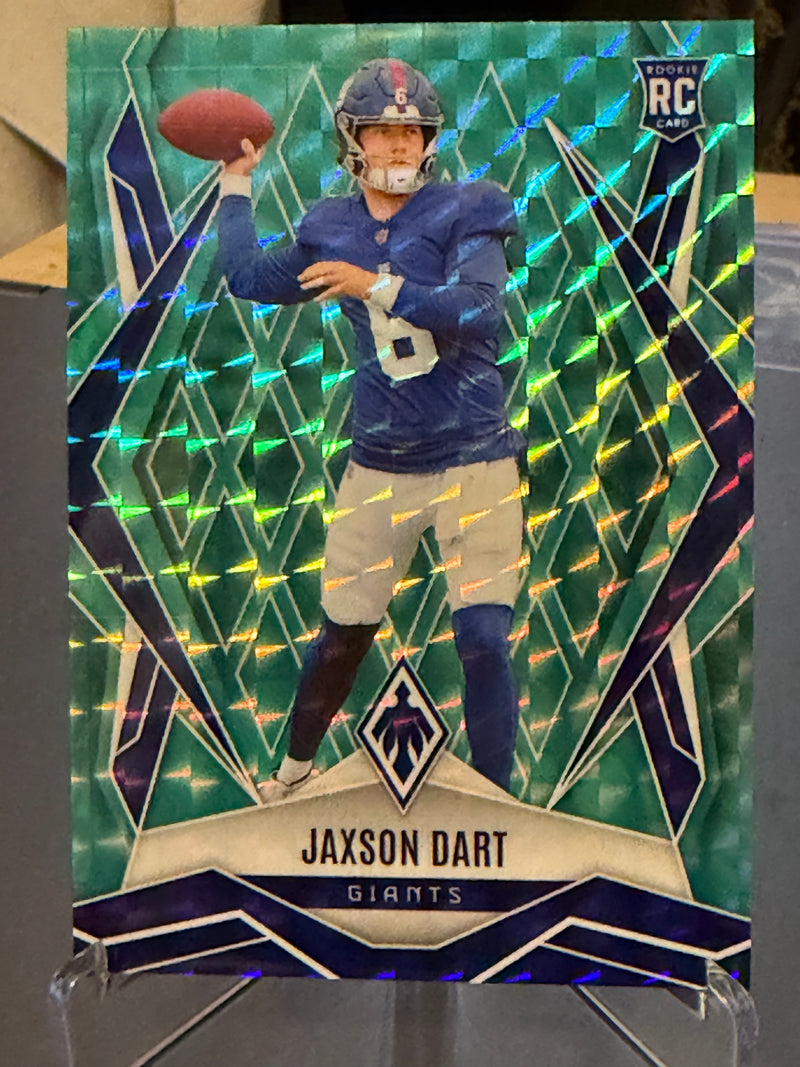 2025 Panini Phoenix Jaxson Dart Rookie Green Mosaic 150/275 Giants-1