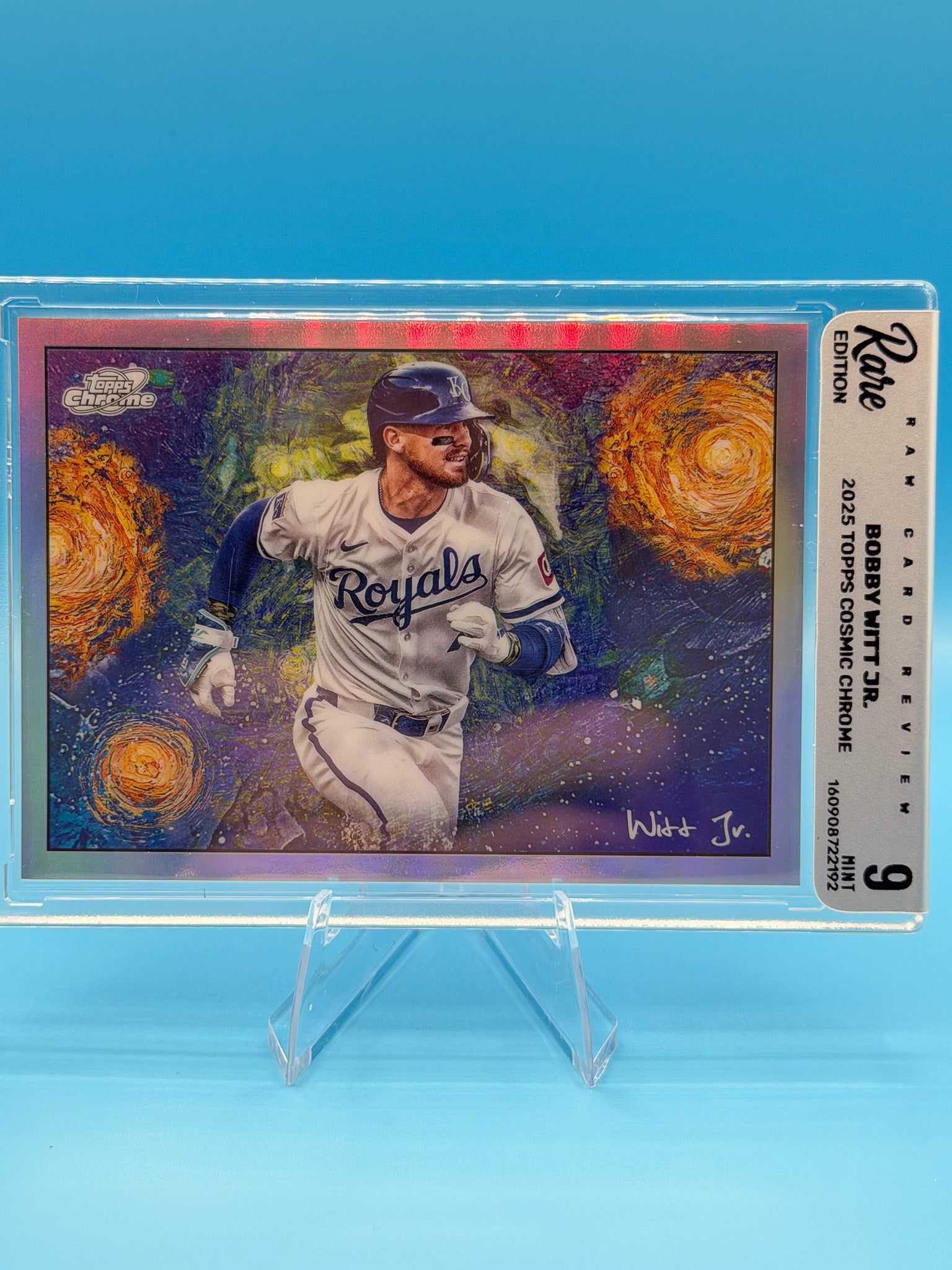 2025 Topps Chrome Bobby Witt Jr. Starry Night #STN-19 SGC 9 Royals-1